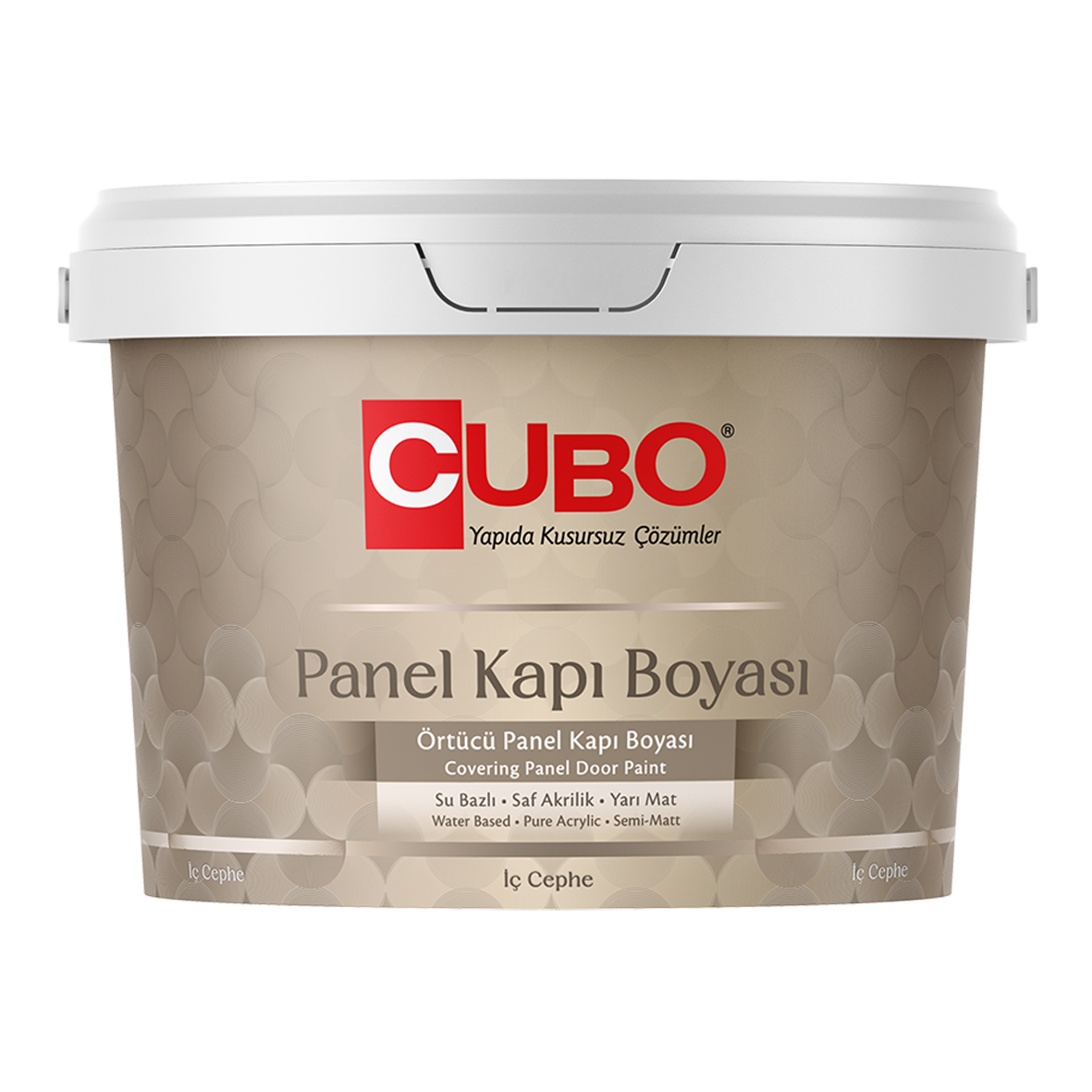 CUBO PANEL KAPI BOYASI BEYAZ 2,5LT